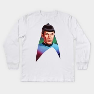 Mr Spock Kids Long Sleeve T-Shirt